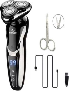 Retails Infinity Digital Diplay Rechargeable 3 in 1 Shaver For Men(Black)