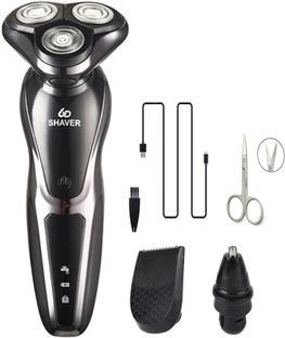 Retails Infinity Multifunctional Rechargeable 3 in 1 Electric Shaver with LED Display Shaver For Men(Black)