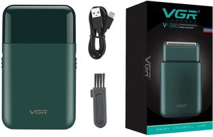 VGR V-390G Shaver For Men(Green, Black)