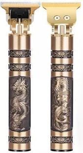 Zubeen Professional Dragon Hair Clipper Beard Mustache Shaver for Close Cutting Shaver For Men(Gold)