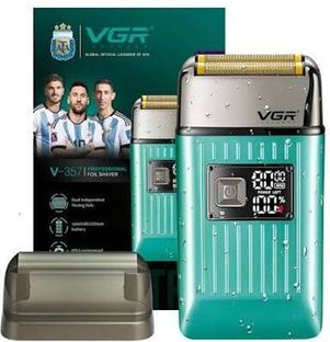 VGR V-357 Shaver For Men(Green)