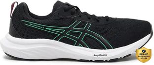 Asics GEL-CONTEND 9 Running Shoes For Men(Black, White , 8)