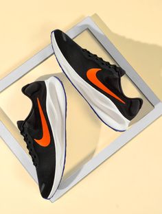 NIKE revolution 7 Running Shoes For Men(Black , 9)
