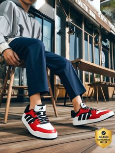 ADIDAS Blockz Sneaker Sneakers For Men(Red , 10)