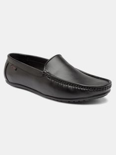 action DOTCOM DRIVE-41 Trendy Comfortable Durable Casual Slip-On Loafers For Men(Black , 7)