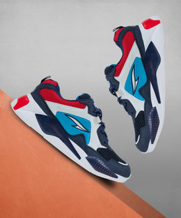 asian Sneaker-03 Navy Sky Running shoes 