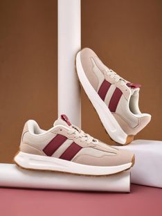 CAMPUS GRIT | Casual, Walking, Daily Wear Sneakers for Women | Lightweight Comfortable Sneakers For Women(Beige , 5)