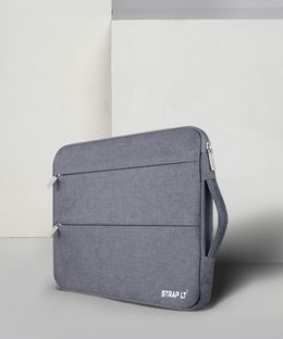 Straplt Laptop Sleeve Carrying Case 15.6-16 Inch Compatible with 16 Inch MacBook Pro,15 Inch Surface Book 3/Laptop 4,HP Pavilion,Asus Acer Samsung Chromebook,Computer Cover Bag with Handle,Grey Waterproof Laptop Sleeve/Cover(Grey, 16 inch)