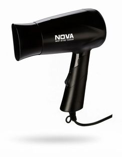 NOVA NHP 8100 Hair Dryer(1200 W, Black)