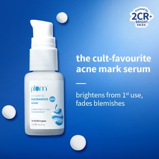 Plum 10% Niacinamide Brightening Serum with Rice Water|Brightens Skin from 1st Use|All Skin Types(15 ml)
