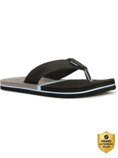 Bata Men Flip Flops(Black , 10)