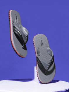 action Men Slippers(Grey , 7)