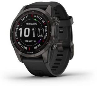 Currently unavailable Add to Compare GARMIN Fenix 7S Sapphire Solar Smartwatch Touchscreen Fitness & Outdoor Battery Runtime: Upto 14 days 1 Year ₹1,00,990 Free delivery Bank Offer