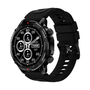 Noise Force 2 Sporty Rugged, 1.39" TruView Display, BT Calling, IP67 Water Resistance Smartwatch(Jet Black Strap, Regular)