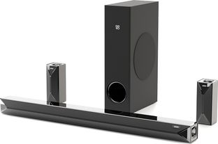 GOVO Gosurround 955 pro 320 W Bluetooth Soundbar(Platinum Black, 5.1 Channel)