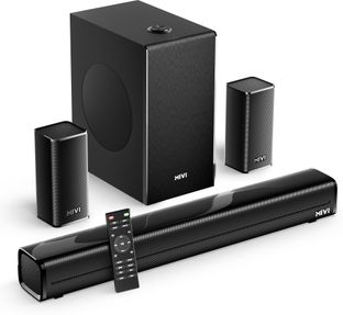 Mivi Fort H350 Soundbar, 350 Watts, 5.1 Channel, Multi-Input and EQ Modes, BT v5.1 350 W Bluetooth Soundbar(Black, 5.1 Channel)