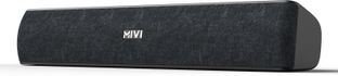 Mivi Fort S16 with Dual Full Range Drivers, 6Hrs Playback, Voice Assistant 16 W Bluetooth Soundbar(Black, 2.0 Channel)