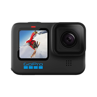 GoPro Hero 10 Waterproof with Front LCD and Touch Rear Screens, 5.3K60 Ultra HD Video, 1080p Live Streaming, Webcam, Stabilization Sports and Action Camera(Black, 23 MP)