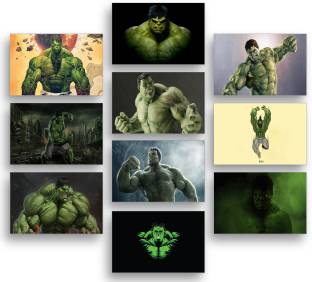 PRINTHUBS 12 cm Superhero Hulk Cartoon Poster for Room Home Wall Decor  (Size 12x18 Inch)S45 Removable Sticker Price in India - Buy PRINTHUBS 12 cm  Superhero Hulk Cartoon Poster for Room Home