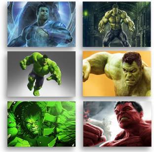 PRINTHUBS 12 cm Superhero Hulk Cartoon Poster for Room Home Wall Decor  (Size 12x18 Inch)S39 Removable Sticker Price in India - Buy PRINTHUBS 12 cm  Superhero Hulk Cartoon Poster for Room Home