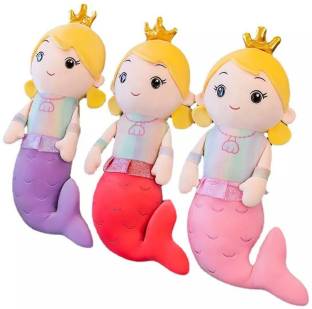 D's PARADISE Mermaid doll Super Soft Stuffed Plush toy 35cm for Kids Baby  Boy's & Girl's Gift - 35 cm - Mermaid doll Super Soft Stuffed Plush toy  35cm for Kids Baby