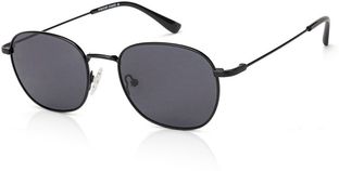 VINCENT CHASE by Lenskart Round Sunglasses(For Men & Women, Grey)