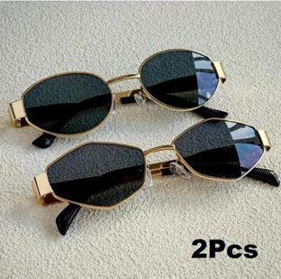 VERICAN Oval, Octagonal Sunglasses(For Women, Black)