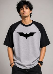 Nexzo Printed Men Round Neck Grey T-Shirt