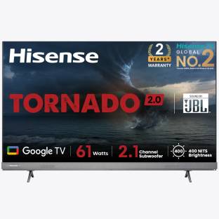 Hisense 164 cm (65 inch) Ultra HD (4K) LED Smart Google TV with 25W Subwoofer, Dolby Vision and Atmos
