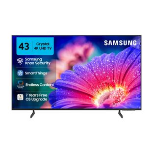 Samsung Crystal 4K Vista 108 cm (43 inch) Ultra HD (4K) LED Smart Tizen TV with 4K Upscaling | HDR 10+ | PurColor | Slim Look | Samsung Knox Security | 100+ Free Channels | Voice Ready with SmartThings App | Universal…