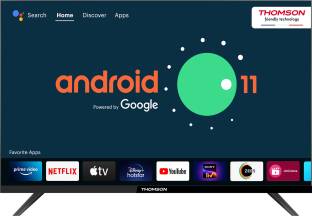 Add to Compare Thomson FA Series 80 cm (32 inch) HD Ready LED Smart Android TV with Dolby Digital Plus & Android 11 4.387 Ratings & 11 Reviews Operating System: Android HD Ready 1366 x 768 Pixels 1 Year Warranty on Product and 6 Months Warranty on Accessories ₹10,499 ₹17,999 41% off Free delivery