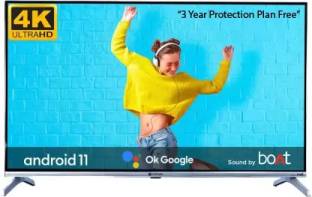MOTOROLA Revou 2 109 cm (43 inch) Ultra HD (4K) LED Smart Android TV with Sound by boAt and Dolby Visi...