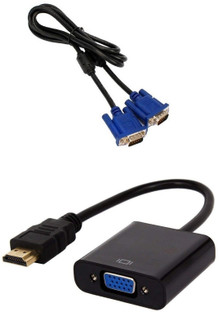 Cable HDMI to VGA Adapter, HDMI Male 