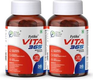 FYTIKA FYTIKA Vita 365, 3 in 1 Multivitamin - (Pack of 2) 30 tablets each