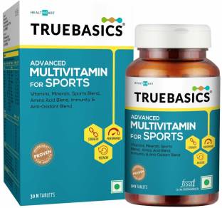 TRUEBASICS Advanced Multivitamin For Sports & Fitness, for Immunity & Energy