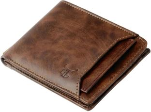 Highlark Men Evening/Party, Casual, Formal, Travel, Trendy Brown Artificial Leather Wallet(8 Card Slots)