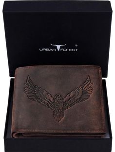 URBAN FOREST Men Brown Genuine Leather Wallet(6 Card Slots)