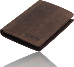 TANSTITCH Men Casual, Evening/Party, Travel, Trendy Brown Genuine Leather Wallet(6 Card Slots)