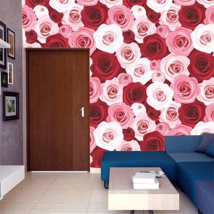 Decorative Production Floral & Botanical Multicolor Wallpaper Price in  India - Buy Decorative Production Floral & Botanical Multicolor Wallpaper  online at 