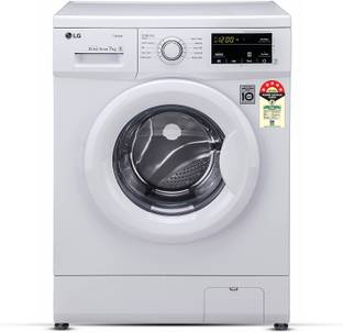 LG 7 kg Steam Fully Automatic Front Load Washing Machine with In-built Heater White