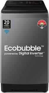 SAMSUNG 9 kg WiFi Enabled Inverter 5 Star with Ecobubble Technology Washing Machine Fully Automatic To...