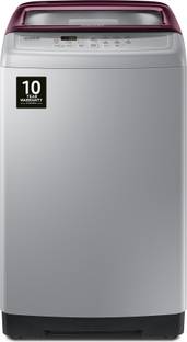 SAMSUNG 7.5 kg Wobble Technology with Diamond Drum Fully Automatic Top Load Washing Machine Silver