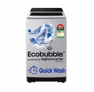 Samsung 7 kg 5 Star, Ecobubble, Soft Closing Door, Digital Inverter Fully Automatic Top Load Washing Machine Grey(WA70BG4441YYTL)