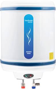 Hindware 15 L Storage Water Geyser (Instanio 1 liter water heater-with 2 flexible pipes, White)