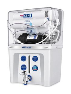 KENT New Grand 7.5 L RO + UV + UF Water Purifier Advanced RO Tech for Sabse Shudh Paani 7.5L 20LPH FlowIdeal for Borewell/Tanker/Municipal Water Largest Service Network(Whitee)
