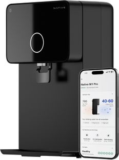 NATIVE By Urban Company M1 Pro 7 L RO + UV + Alkaline + Minerals Water Purifier Smart Real-Time Tracking 10-Stage Smart No Service for 2 Years(Black)