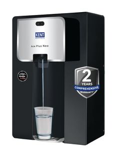 KENT ACE Plus Neo Zero Service Cost For 2 Years 8 L RO + UV + UF + Copper + Alkaline + TDS Control Water Purifier 8L 20LP/Hr Ideal For Borewell/Tanker/Municipal Water(Matt Black)