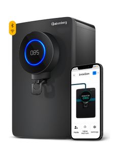 Atomberg Intellon 8 L RO + UV + UF + Alkaline Water Purifier India's 1st Adaptive 4 Modes TDS-Based Filtration Smart IoT 7 Stages Retains Minerals & Improves Health 2 Year Warranty Zero Cost for 2 Years No AMC(Black)