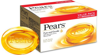 Pears Soap Pure & Gentle Bathing Bar Value Pack 3 x 125 g 3 x 125 g