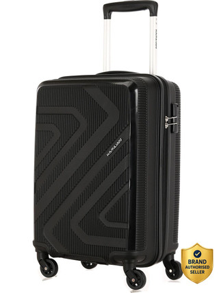 kamiliant by american tourister small cabin suitcase (55 cm) 4 wheels - combination lock-kiza - black
